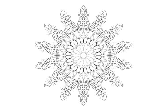 Download Vector Mandala Coloring Pages &amp; Books - Coloring Collection