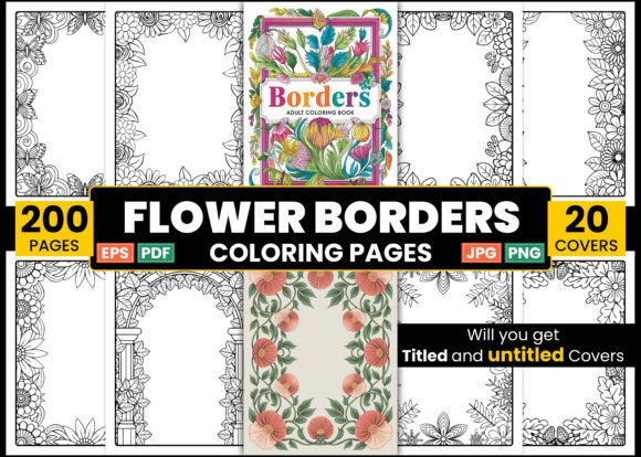 Download Borders Adult Coloring Book - Coloring Collection