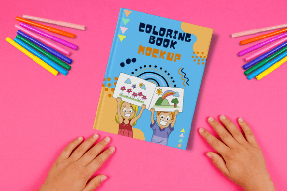 Download 8 X 10 Coloring Book Mockup | a+ Content - Coloring Collection