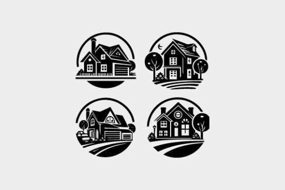 Download House Icon Coloring Page Black and White - Coloring Collection