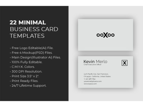 Download 22 Minimal Business Card Templates - Card Collection