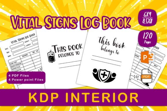 Download Vital Signs Log Book for KDP Interiors - Kdp Collection