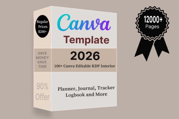 Download 100+ Editable Templates | KDP 2026 - Premium Resources