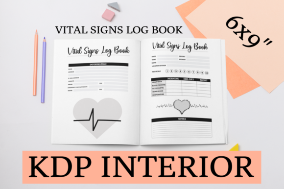 Download Vital Signs Log Book | KDP Interior - Kdp Collection