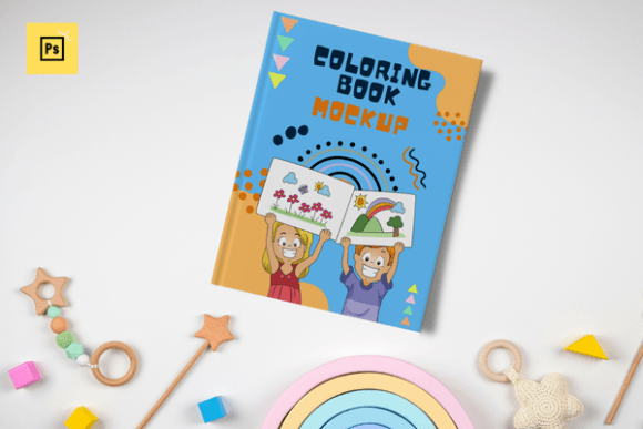 Download Coloring Book Mockup | Cover Book Mockup - Coloring Collection