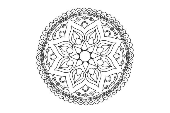Download Vector Mandala Coloring Pages &amp; Books - Coloring Collection