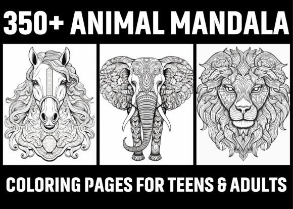 Download 350+ Animal Mandala Coloring Pages - Coloring Collection