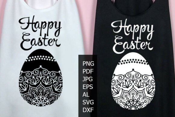 Download Happy Easter Eggs Tshirt Png Mandala Svg - Png mandala Collection
