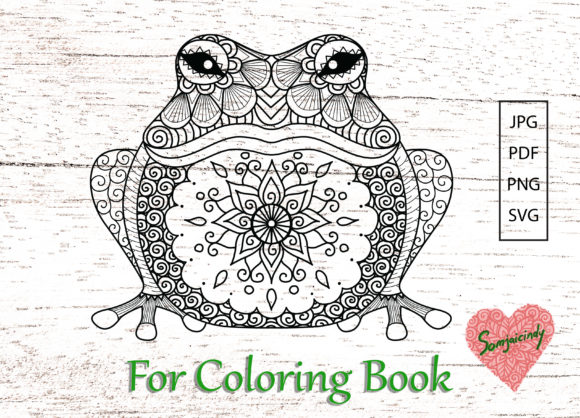 Download Frog for Adult Coloring Book - Coloring Collection