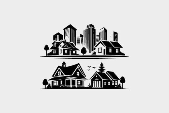 Download House Icon Coloring Page Black and White - Coloring Collection