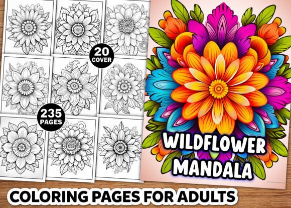 Download Wildflower Mandala Coloring Pages - Coloring Collection