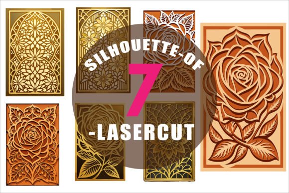 Download Gold Silhouette, Lasercut Decorative Art - Decorative art Collection