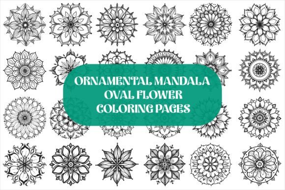 Download Flower Coloring Page Ornamental Mandala - Coloring Collection