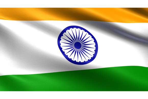 Download India Flag, Waving Fabric Texture - Texture Collection