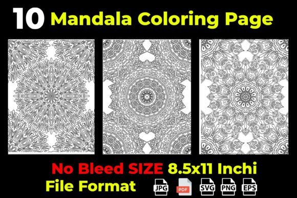 Download Adult Monochrome  Mandala Coloring Page - Coloring Collection