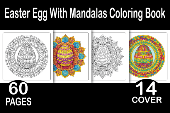 Download Easter Egg with Mandalas Coloring Book - Coloring Collection
