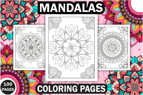 Download 100+ Mandalas Coloring Pages Bundle -KDP - Coloring Collection