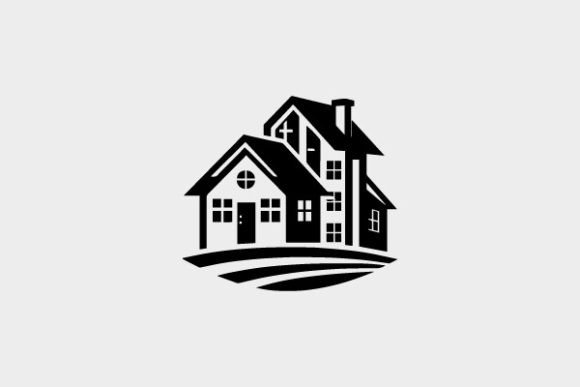 Download House Icon Coloring Page Black and White - Coloring Collection