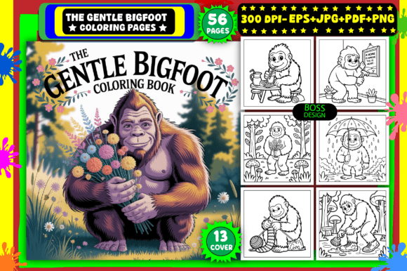 Download The Gentle Bigfoot Coloring Pages - Coloring Collection