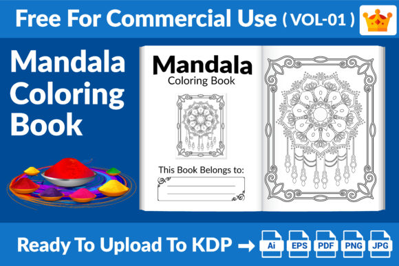 Download Mandala Coloring Book KDP Interior V01 - Coloring Collection