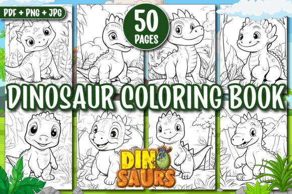 Download CUTE DINOSAUR COLORING BOOK PAGES - Coloring Collection
