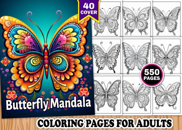 Download Adults Butterfly Mandala Coloring Book - Coloring Collection